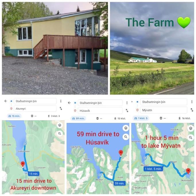Þorsmoerk Farm 12 Min From Akureyri Apartment Svalbarthseyri ภายนอก รูปภาพ